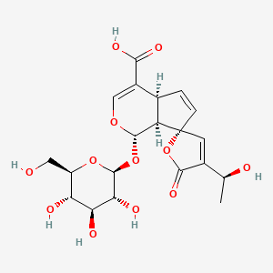 molecular formula C20H24O12 B599551 15-脱甲基梅里苷 CAS No. 132586-69-7
