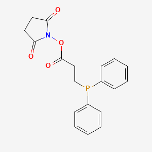 molecular formula C19H18NO4P B599566 N-Succinimidyl 3-(Diphenylphosphino)propionate CAS No. 170278-50-9