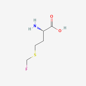 molecular formula C5H10FNO2S B599572 L-Homocysteine, S-(fluoromethyl)-(9CI) CAS No. 199526-45-9