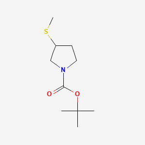 B599573 1-Boc-3-(Methylthio)pyrrolidine CAS No. 164666-07-3