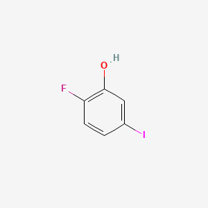 molecular formula C6H4FIO B599578 2-Fluoro-5-iodophenol CAS No. 186589-89-9