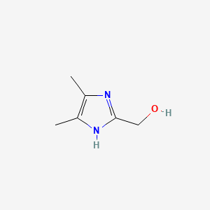 molecular formula C6H10N2O B599580 (4,5-dimethyl-1H-imidazol-2-yl)methanol CAS No. 115245-13-1