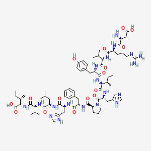 molecular formula C73H109N19O16 B599581 Proangiotensin-12 (human) CAS No. 136865-09-3