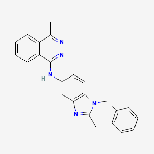 molecular formula C24H21N5 B5995829 N-(1-benzyl-2-methyl-1H-benzimidazol-5-yl)-4-methylphthalazin-1-amine 