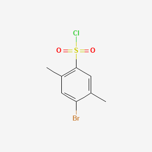 molecular formula C8H8BrClO2S B599583 4-Bromo-2,5-dimethylbenzene-1-sulfonyl chloride CAS No. 14207-30-8