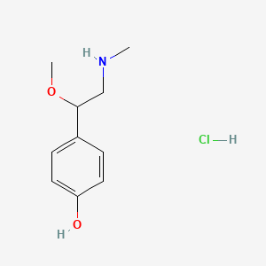 molecular formula C10H16ClNO2 B599585 beta-Methoxysynephrine hydrochloride CAS No. 15096-17-0