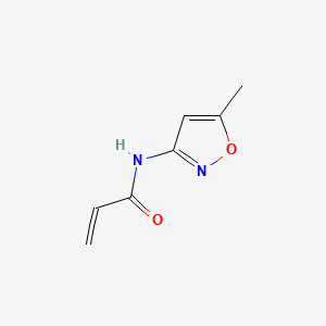 molecular formula C7H8N2O2 B599604 N-(5-methyl-1,2-oxazol-3-yl)prop-2-enamide CAS No. 196403-11-9