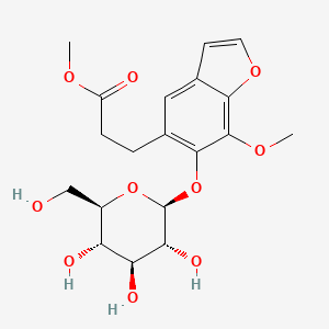 molecular formula C19H24O10 B599613 Cnidioside B 甲酯 CAS No. 158500-59-5