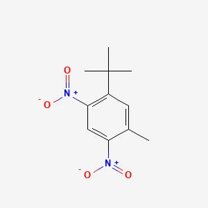 molecular formula C11H14N2O4 B599614 1-Tert-butyl-5-methyl-2,4-dinitrobenzene CAS No. 99758-45-9