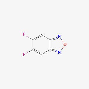 molecular formula C6H2F2N2O B599616 5,6-Difluoro-2,1,3-benzoxadiazole CAS No. 761427-85-4