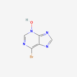 molecular formula C5H3BrN4O B599628 6-Bromopurine 3-oxide CAS No. 19765-61-8