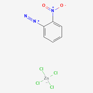 molecular formula C6H4Cl4N3O2Zn- B599630 Einecs 239-712-3 CAS No. 15636-56-3