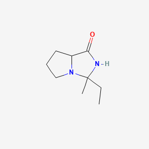 3-Ethyl-3-methylhexahydro-1H-pyrrolo[1,2-c]imidazol-1-one