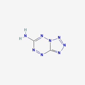 molecular formula C2H2N8 B599635 Tetrazolo[1,5-b][1,2,4,5]tetrazin-6-amine CAS No. 161238-62-6