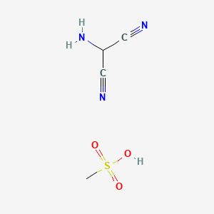2-Aminopropanedinitrile;methanesulfonic acid