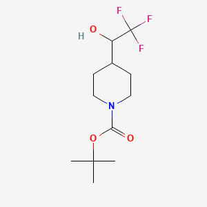 Tert-butyl 4-(2,2,2-trifluoro-1-hydroxyethyl)piperidine-1-carboxylate