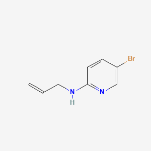 molecular formula C8H9BrN2 B599648 N-allyl-5-bromopyridin-2-amine CAS No. 106037-57-4