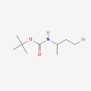 (3-Bromo-1-methylpropyl)carbamic acid tert-butyl ester