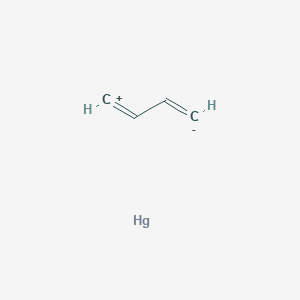 molecular formula C4H4Hg B599653 buta-1,3-diene;mercury CAS No. 12002-19-6