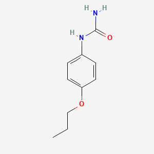 molecular formula C10H14N2O2 B599656 N-(4-propoxyphenyl)urea CAS No. 97540-78-8