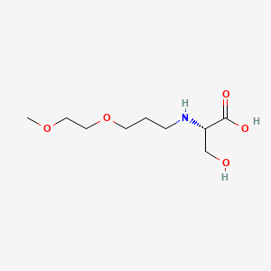 molecular formula C9H19NO5 B599673 Pegacaristim CAS No. 187139-68-0
