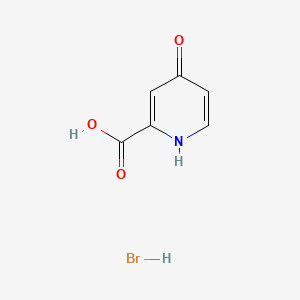 molecular formula C6H6BrNO3 B599677 4-Hydroxypicolinic acid hydrobromide CAS No. 125545-96-2