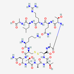 molecular formula C54H95N19O19S2 B599685 Amylin (1-13) (human) CAS No. 198328-30-2
