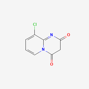 molecular formula C8H5ClN2O2 B599703 9-Chloro-2H-pyrido[1,2-a]pyrimidine-2,4(3H)-dione CAS No. 128455-49-2
