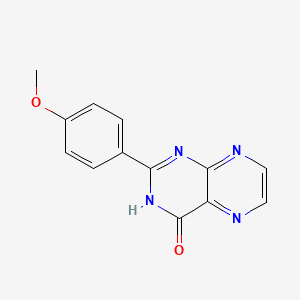 2-(4-Methoxyphenyl)pteridin-4(1H)-one