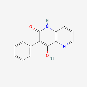 B599734 4-Hydroxy-3-phenyl-1,5-naphthyridin-2(1H)-one CAS No. 181122-95-2