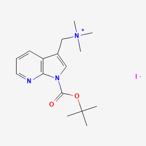 (1-Boc-7-azaindol-3-methyl)trimethylammonium iodide
