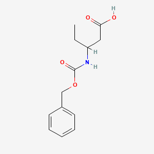 3-(((Benzyloxy)carbonyl)amino)pentanoic acid