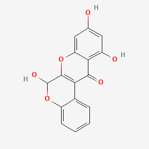molecular formula C16H10O6 B599740 coccineone B CAS No. 135626-13-0