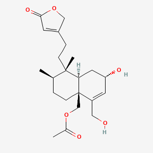molecular formula C22H32O6 B599742 Blinin 