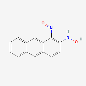 molecular formula C14H10N2O2 B599756 N-Hydroxy-1-nitrosoanthracen-2-amine CAS No. 62164-60-7