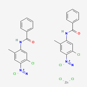 2-chloro-4-benzamido-5-methylbenzenediazonium chloride hemi(zinc chloride) salt