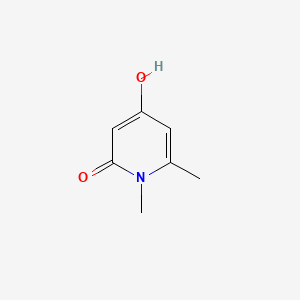 molecular formula C7H9NO2 B599768 4-羟基-1,6-二甲基吡啶-2(1H)-酮 CAS No. 6052-75-1