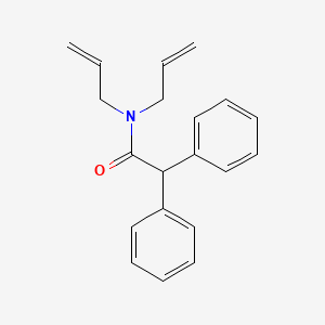 molecular formula C20H21NO B5997691 2,2-diphenyl-N,N-di(prop-2-en-1-yl)acetamide CAS No. 2877-31-8