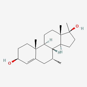 molecular formula C21H34O2 B599790 7alpha,17-Dimethylandrost-4-ene-3beta,17beta-diol CAS No. 13950-71-5