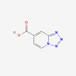 molecular formula C6H4N4O2 B599794 Tetrazolo[1,5-a]pyridine-7-carboxylic acid CAS No. 120613-46-9