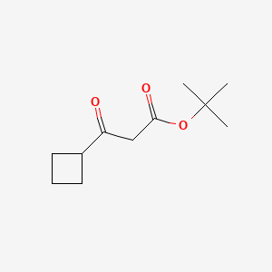 beta-Oxo-cyclobutanepropanoic acid 1,1-dimethylethyl ester