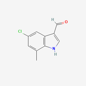 5-Chloro-7-methyl-1H-indole-3-carbaldehyde