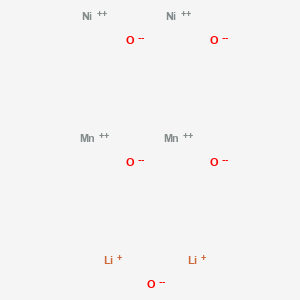 molecular formula Li2Mn2Ni2O5 B599811 Lithium manganese nickel oxide CAS No. 12031-75-3