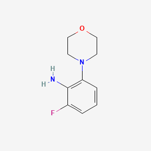 molecular formula C10H13FN2O B599812 2-Fluoro-6-morpholinoaniline CAS No. 179900-22-2