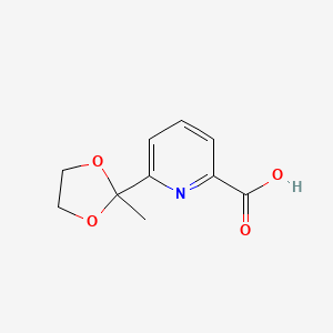 6-(2-Methyl-1,3-dioxolan-2-yl)-2-pyridinecarboxylic acid