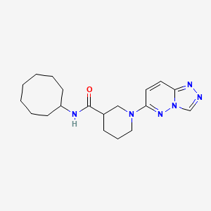molecular formula C19H28N6O B5998186 N-cyclooctyl-1-([1,2,4]triazolo[4,3-b]pyridazin-6-yl)piperidine-3-carboxamide 