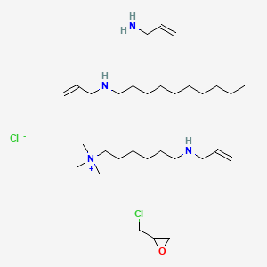 Allylamine polymer with 1-chloro-2,3-epoxypropane