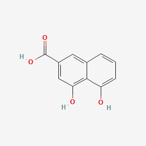 B599848 2-Naphthalenecarboxylic acid, 4,5-dihydroxy- CAS No. 154623-82-2