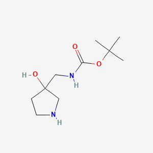 B599855 3-(Boc-aminomethyl)-3-hydroxypyrrolidine CAS No. 125033-59-2