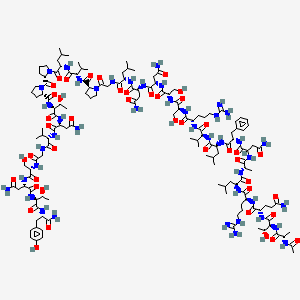 molecular formula C142H229N43O44 B599868 Acetyl-Amylin (8-37) (mouse, rat) CAS No. 178603-82-2